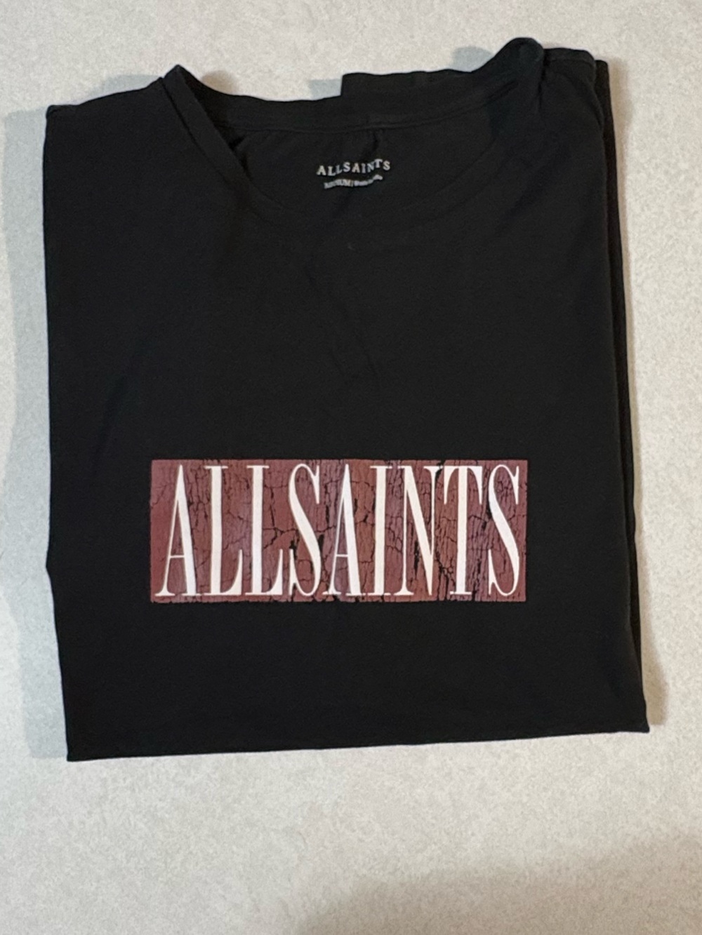 All Saints Black Tee